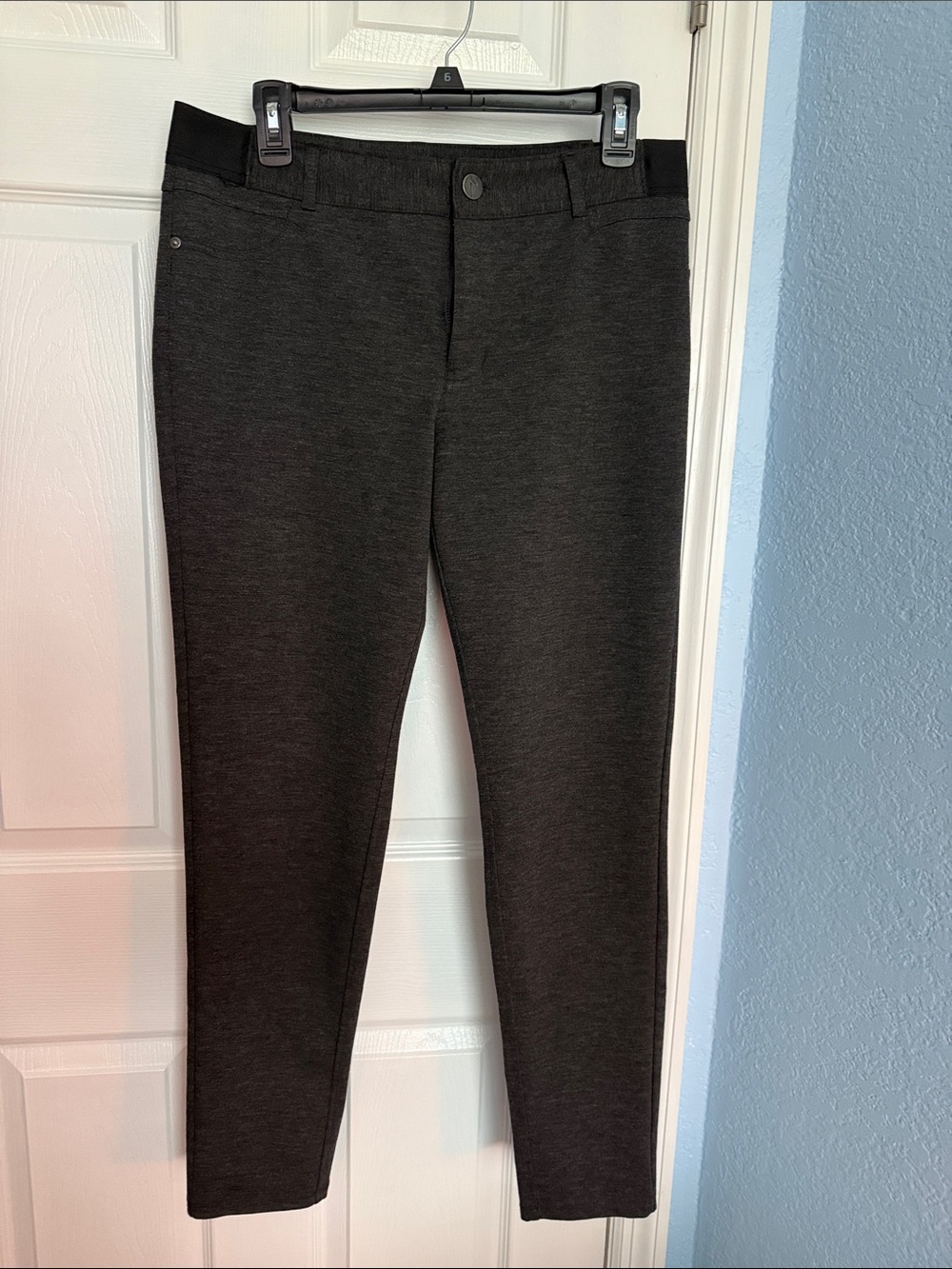 Simply Vera Vera Wang Charcoal Slim Ponte Pants